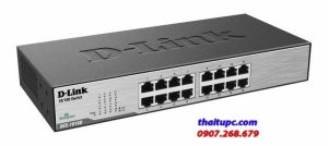 Switch D-Link DES 1016D 16-Port 10/100 Mbps (Vỏ kim loại)