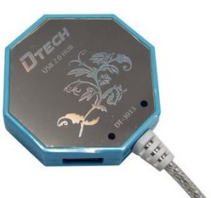 Bộ chia USB 2.0 4 cổng dtech 3013