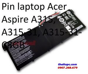 Pin ZIN laptop Acer Aspire A315, A315-31, A315-31-C8GB