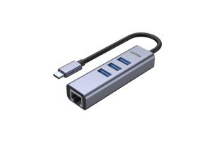 CÁP TYPE-C -> 3 USB 3.0 + LAN UNITEK H1904A