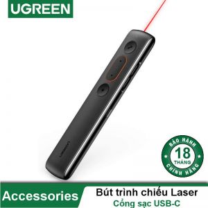 Bút trình chiếu Laser không dây khoảng cách 100m chính hãng Ugreen 60327