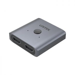 BỘ CHUYỂN ĐỔI TÍN HIỆU HDMI UNITEK V1127A 4K ALUMINIUM HDMI 2.0 SWITCH 2-TO-1 BI-DIRECTIONAL