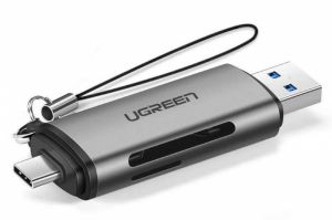 ĐẦU ĐỌC THẺ TF, SD CHÂN CẮM USB-C & USB UGREEN 50706