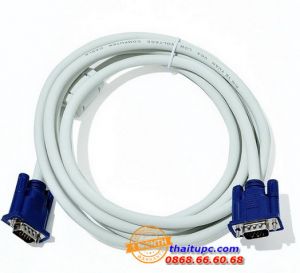  Cable Vga LCD KM 1m5 (3+4) VMS 1.5 (Trắng Xanh)