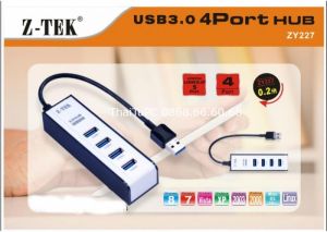 Hub USB 3.0 4 Ports Z-Tek (ZY 227)