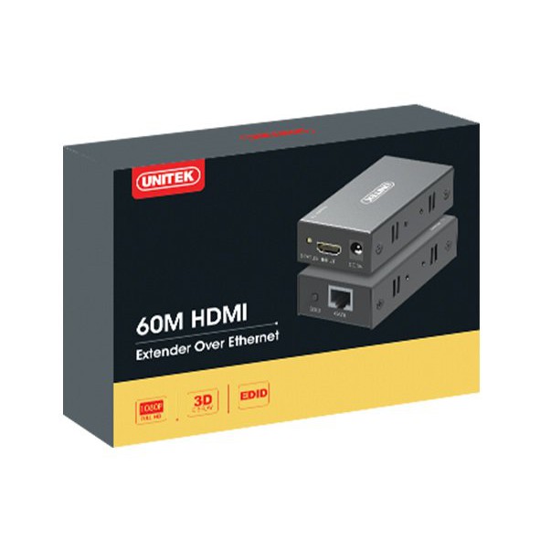Bộ nối dài HDMI 60m to Lan Unitek V100 A