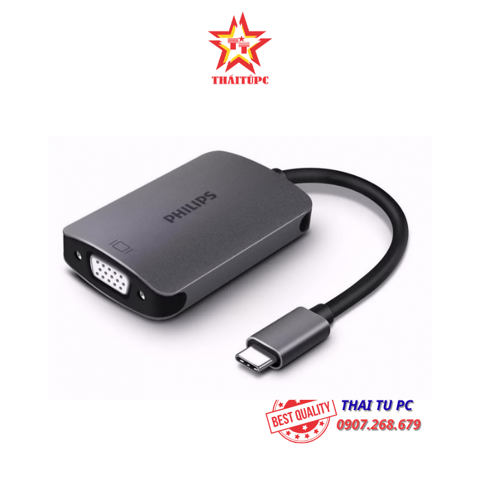BỘ CHIA/HUB TYPE-C 3.1 -> HDMI + VGA PHILIPS DLK5512C/94 BỘ CHIA/HUB TYPE-C 3.1 -> HDMI + VGA PHILIPS DLK5512C/94