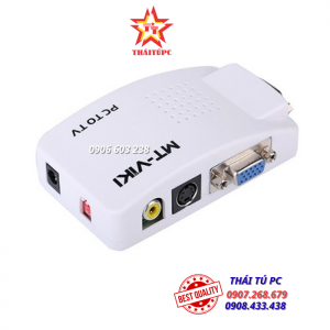 Bộ chuyển đổi VGA sang Svideo và AV MT-VIKI MT-PT01 chính hãng
