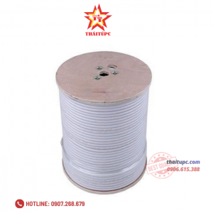 Cáp Đồng Trục Unisat RG6 - 305M (2 Lớp Bạc)