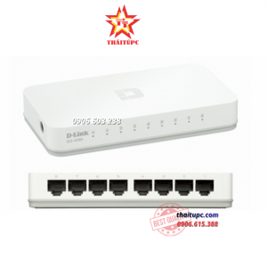 Switch Dlink DES-1008A. 8-Port 10/100 Mbps