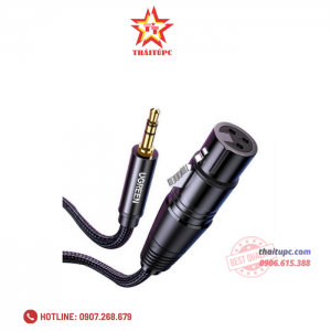 Cáp Audio 3.5mm sang Canon Female (XLR) Dài 2M Ugreen 20244, Hỗ trợ HiFi