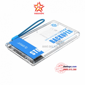 Hộp ổ cứng Backuper 2.5" SSD/HDD SATA 3 USB 3.0 Orico BA2110-CR