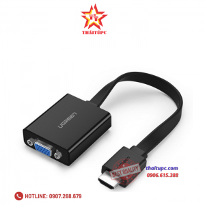 Cáp chuyển HDMI to VGA Ugreen 40248 (màu đen)