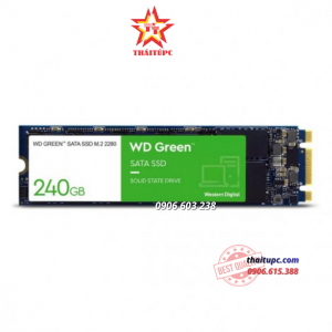 Ổ CỨNG SSD 240GB WESTERN DIGITAL GREEN WDS240G3G0B (M2-2280)
