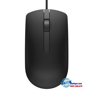 Chuột Có Dây Dell MS116 (Đen) - Hàng Chính Hãng