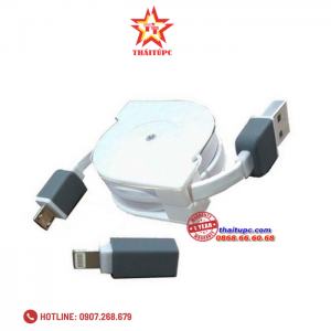 Cáp USB 2.0 -> Micro 5P  Unitek (2in1) 1m (Y-C 440D)