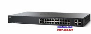 Cisco 24-port Gigabit + 2-port combo mini-GBIT Smart Switch - SG220-26-K9