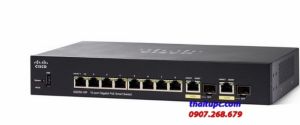 Cisco 10-Port Gigabit PoE+ Smart Switch - SG250-10P-K9