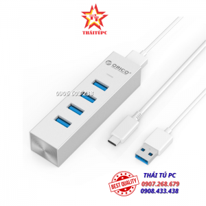 Bộ chia USB HUB 4 cổng USB 3.0 Type C - Orico ASH4-U3
