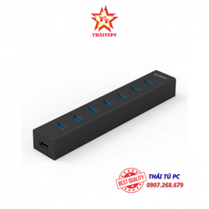 BỘ CHIA USB HUB 7 CỔNG USB 3.0 , ĐEN , ORICO H7013-U3-AD-BK