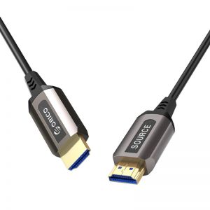 Cáp HDMI ver2.0 Lõi dây cáp quang (Fiber-optic Cable) - Orico GHD701-100-BK - dài 10m