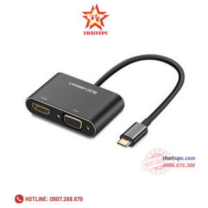 Cable USB-C to HDMI + VGA Ugreen (50738)