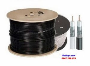 Cáp Camera Watashi RG6 WCP 069 - Cuộn 100M (đen)