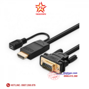 Cáp chuyển HDMI sang VGA dài 3m Ugreen 30451