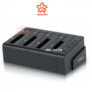 Đế ổ cứng (Docking) 4 khe cắm: 3.5" và 2.5" SATA 3 USB 3.0 Orico 6648US3-C