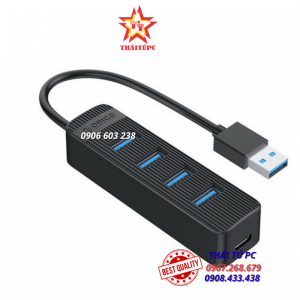 Bộ chia USB HUB 4 cổng USB 3.0 - Orico TWU3-4A-BK