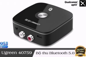 BỘ THU BLUETOOTH 5.0 UGREEN 40759 HỖ TRỢ APTX LL CAO CẤP