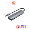 cap-type-c-sang-3-usb-3-0-hdmi-pd-100w-unitek-h1107e - ảnh nhỏ  1