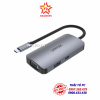 cap-chuyen-typec-sang-2-cong-hdmi-1-cong-vga-1-cong-usb-3-0-1-cong-sac-usb-type-c-100w-unitek-d1051a - ảnh nhỏ  1