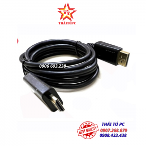 CÁP DISPLAYPORT -> HDMI 1.8M V607ABK UNITEK
