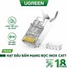 dau-bam-mang-cat6a/cat7-ugreen-70316-10-cai-co-dau-chup - ảnh nhỏ  1