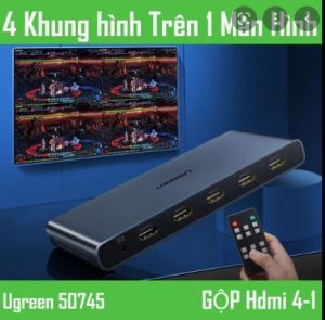 Bộ gộp 4 thiết bị HDMI chung 1 màn hình Ugreen 50745