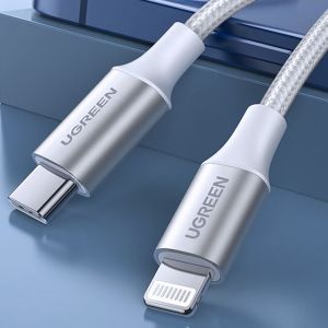 Cáp sạc, dữ liệu USB Type-C to Lightning dài 1,5M chuẩn MFI Apple, sạc nhanh Ugreen 70524