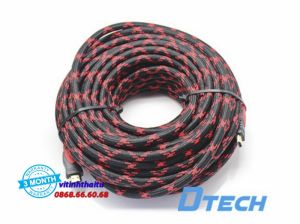 Cáp HDMI 10 mét 3D/1.4 DTECH Model DT-6610