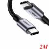 cap-sac-du-lieu-usb-type-c-to-type-c-dai-2m-boc-du-ho-tro-pd-100w-ugreen-70429 - ảnh nhỏ 2