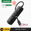 hub-usb-type-c-ra-4-cong-usb-3-0-a-cao-cap-ugreen-10916-chinh-hang-cm416-day-25cm - ảnh nhỏ  1
