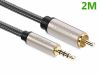 cap-audio-3-5mm-to-rca-coaxial-dai-2m-chinh-hang-ugreen-20733-cao-cap - ảnh nhỏ 6