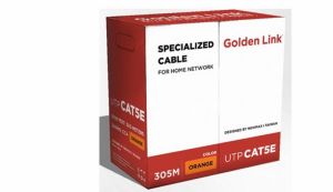 CÁP MẠNG GOLDEN LINK PLATINUM CAT.5E UTP MÀU CAM (GL01031, 305 MÉT/CUỘN)