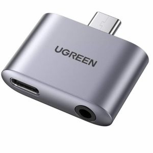 ĐẦU CHUYỂN USB TYPE C TO 3.5MM + SẠC PD 30W CHÍNH HÃNG UGREEN 70311