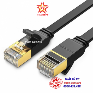 CÁP MẠNG ĐÚC SẴN CAT7 DÀI 8M DẸT CHÍNH HÃNG UGREEN 11264