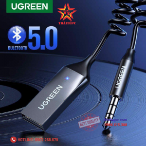 BLUETOOTH 5.0 MUSIC RECEIVER UGREEN 70601 HỖ TRỢ MIC DÙNG TRÊN ÔTÔ