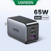 cu-sac-nhanh-65w-gan-3-cong-usb-type-c-x2-usb-type-a-x1-ho-tro-qc4-pd3-0-ugreen-10334-cao-cap - ảnh nhỏ 9