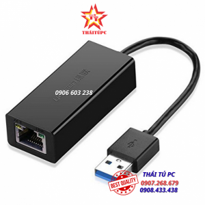 CÁP CHUYỂN USB 3.0 TO LAN 1000 MBPS UGREEN 20256
