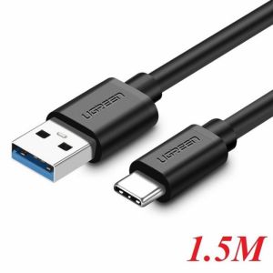 CÁP USB 3.0 TO USB TYPE C DÀI 1M5 UGREEN 20883 US184, SẠC NHANH QC 3.0, TỐC ĐỘ 5GBPS