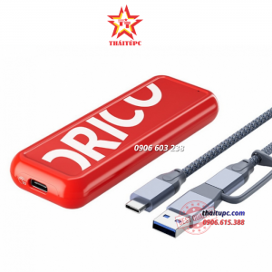 HỘP ĐỰNG Ổ CỨNG CPM2C3-RD ORICO M.2 SATA TYPE-C 3.1 GEN 1 SSD ENCLOSURE (6G)