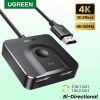 bo-gop-tin-hieu-hdmi-2-0-4k60hz-splitter-switch-2-vao-1-ugreen-70607-cao-cap-ho-tro-2-chieu - ảnh nhỏ  1